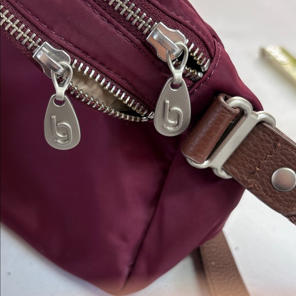 Baggallini Maroon Nylon Crossbody - Picture 7 of 12